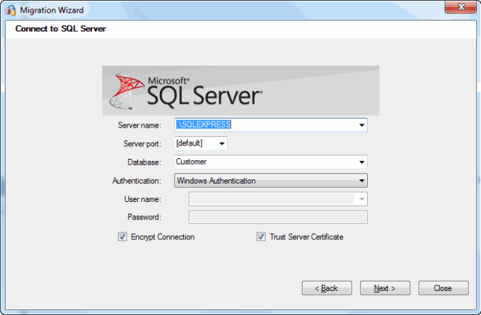 I will migration sql databases one server to another server