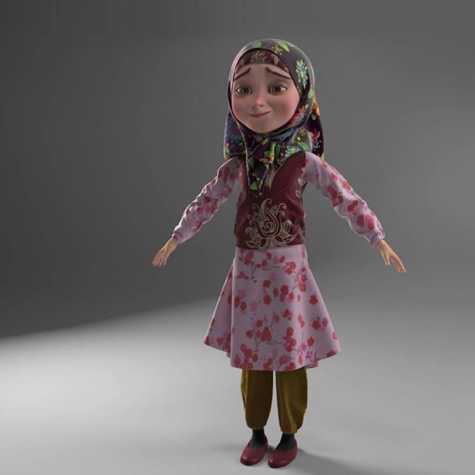 I will model 3d character, texture and rig