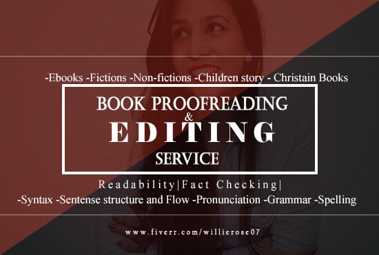 I will provide exceptional proofreading and editing service