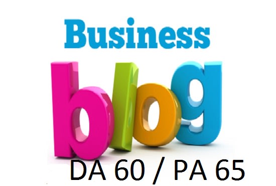 I will publish blog post on quality business blog  da 50 plus