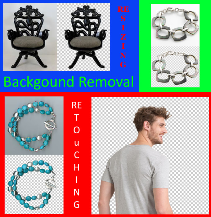 I will re touch and remove backgrounds of product pictures