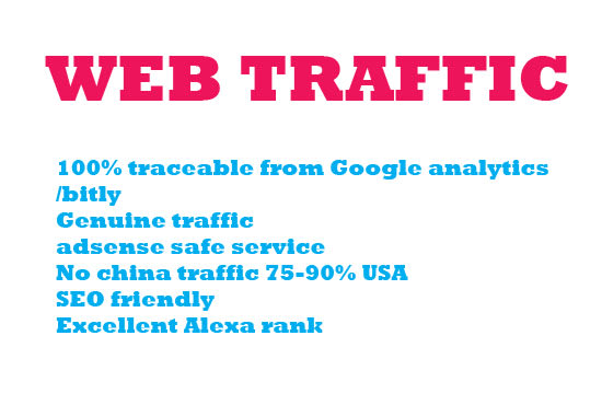 I will send 20k web traffic