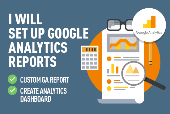 I will set up google analytics reports