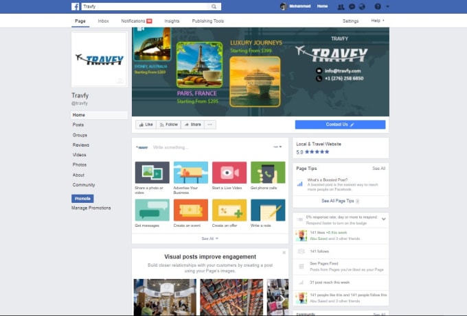 I will setup and optimize professional facebook business page