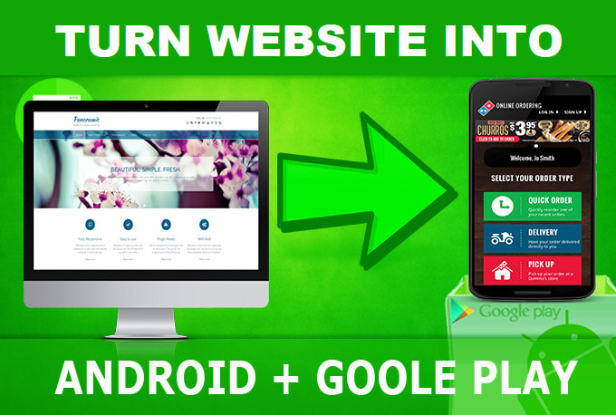 I will turn your website into android application publish google play