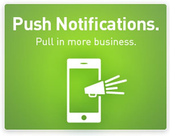 I will add push notifications feature in your android or ios app