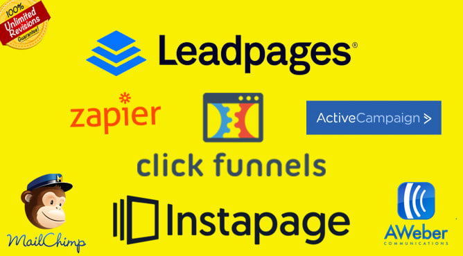I will be your leadpages instapage clickfunnels expert