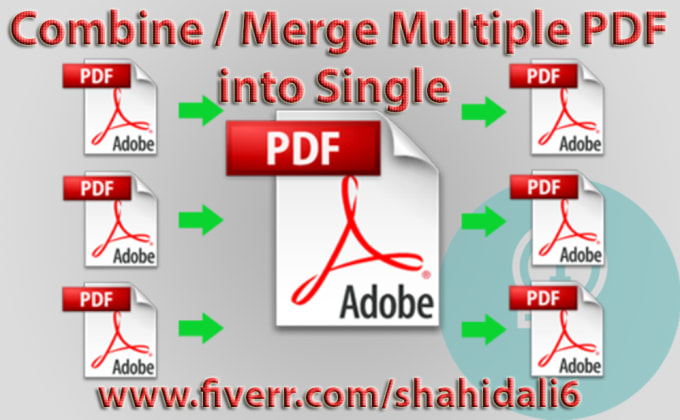 I will combine merge convert pdf files into single file or split extract pages to pdfs