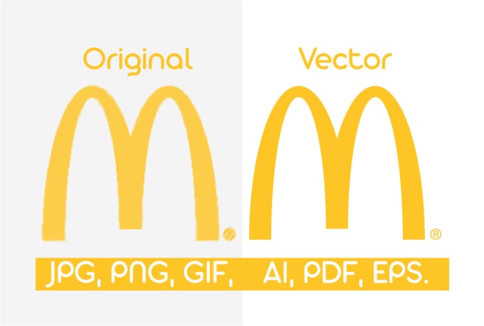 I will convert logo to vector, turn image into vector, vectorize image illustrator