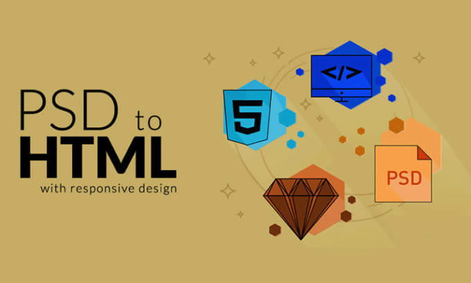 I will convert psd to html in any framework