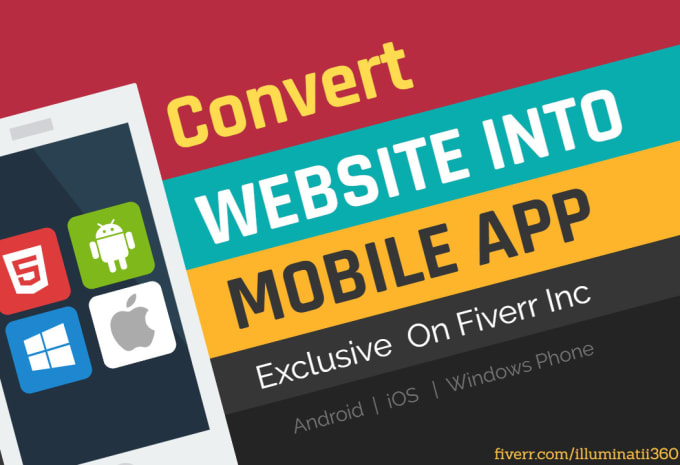 I will convert website to  native mobile app