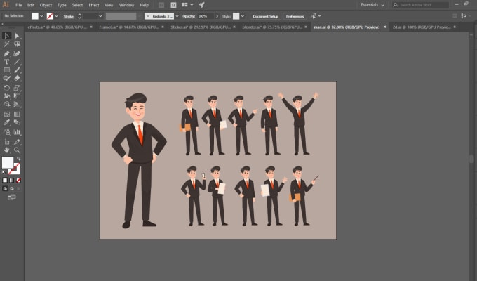 I will create 2d 3d character sprite sheet and models for game