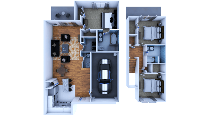 I will create 3d floor plan, interior and exterior  rendering