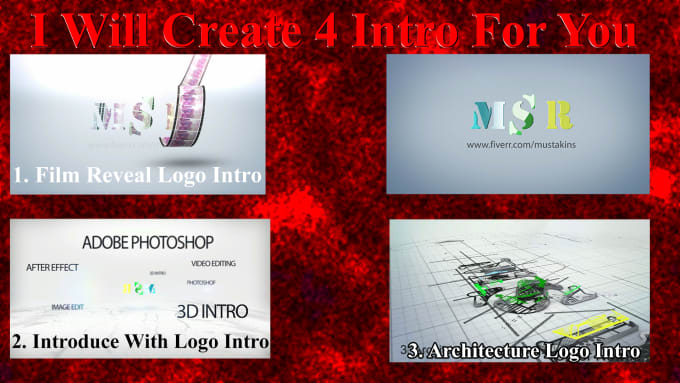 I will create 4 amazing introducing logo intro for you