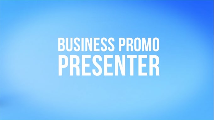 I will create a business event promo presenter advertise intro