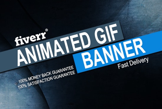 I will create amazing animated gif banner