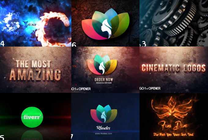 I will create amazing cinematic intro video logo animation in hd