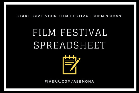 I will create film festival submission sheet specific to your film