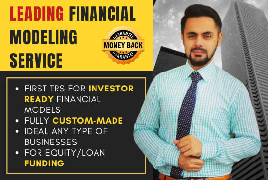 I will create investor ready financial model or financial plan