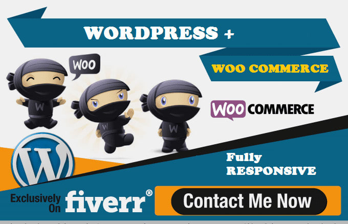 I will create responsive ecommerce wordpress website