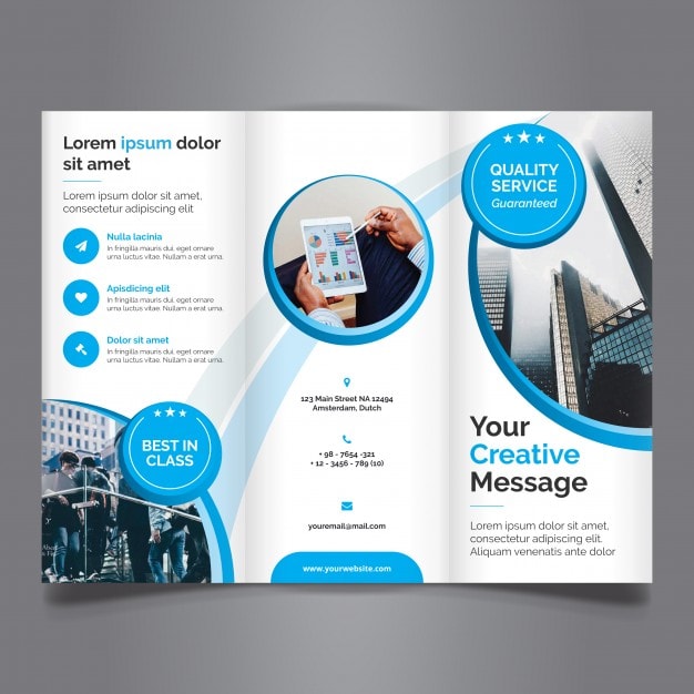 I will design a professional business brochure for you
