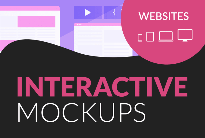 I will design an interactive UX mockup for your website or web app