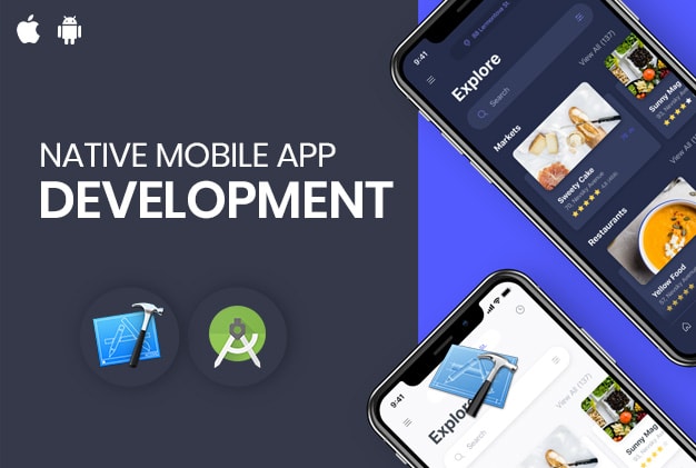 I will design and develop native and hybrid mobile apps