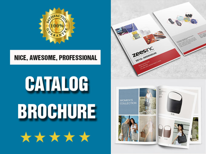 I will design awesome, nice, professional product catalog, brochure