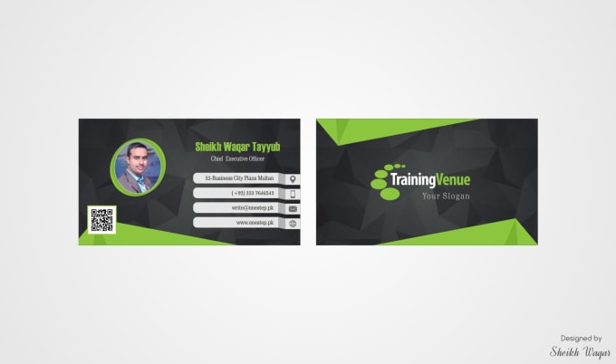 I will design beautiful business card with revisions