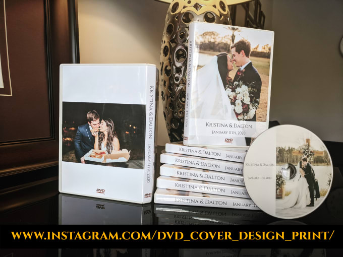 I will design dvd case and disc and I can print or you can download
