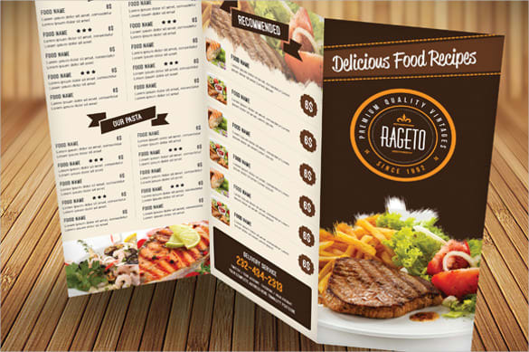 I will design eye catching menu for cafe bar ,restaurant or hotel