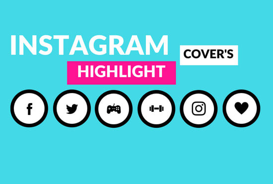 I will design instagram highlight cover and story