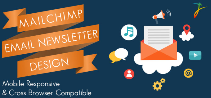 I will design mailchimp html email newsletter