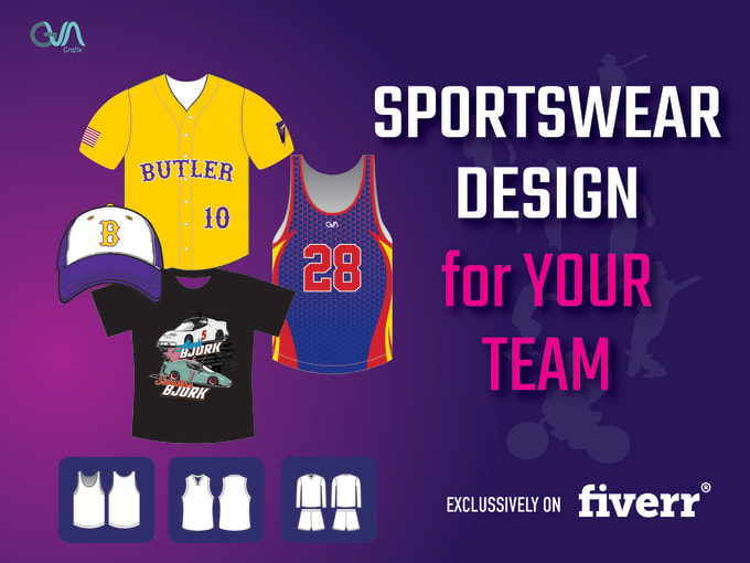 I will design sportswear for your team