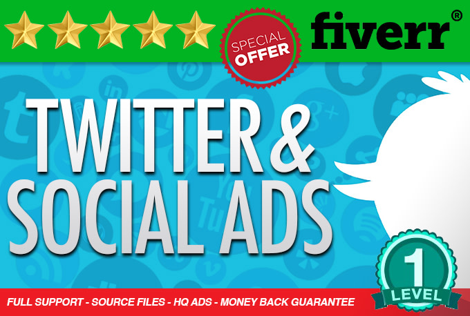 I will design twitter ad promotion