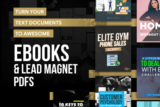 I will design your lead magnet ebook PDF