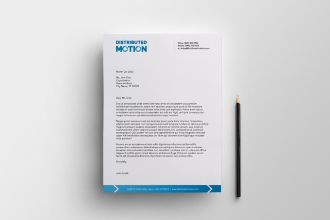 I will design your professional business letterhead