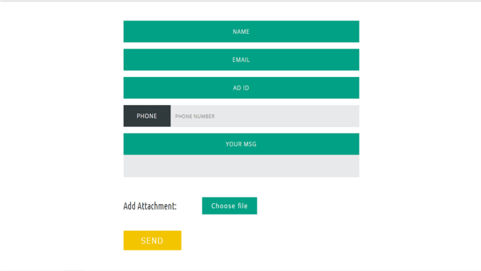 I will develop php contact form, responsive html form