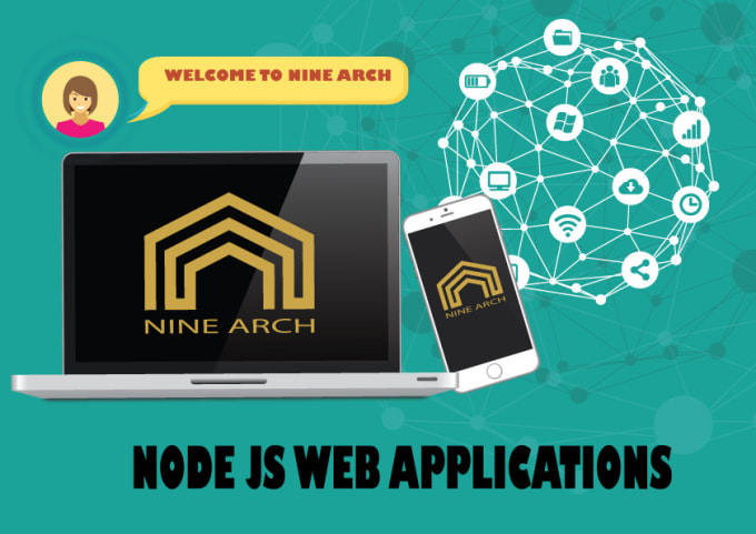 I will develop web applications using node js and express js