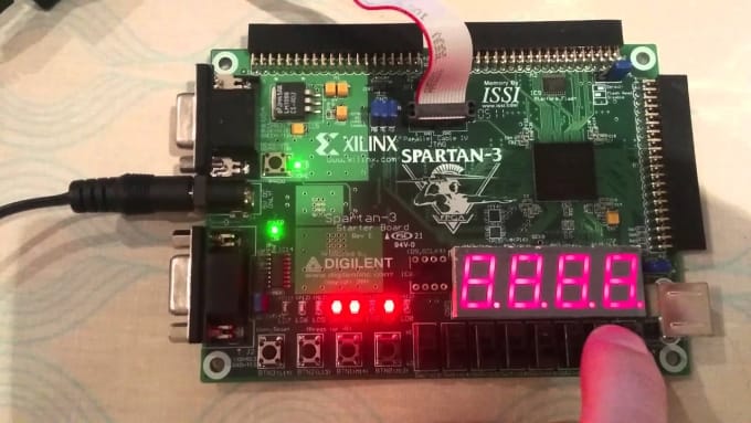 I will digital design using verilog and xilinx projects for you