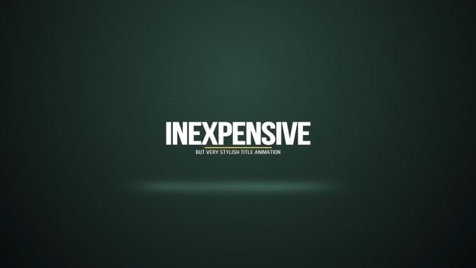 I will do awesome title and text typography animation 2
