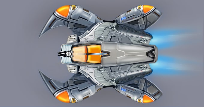 I will do best spaceship or any design for you