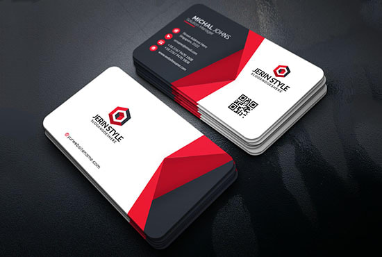 I will do professional business card design for you