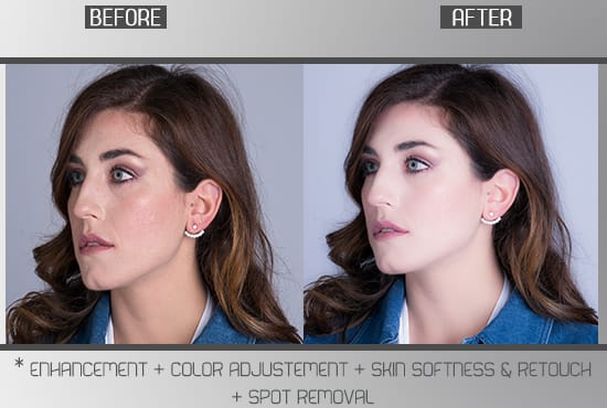I will do professional retouching, enhancement,  spot removal of image