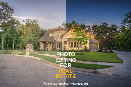 I will do real estate photo editing