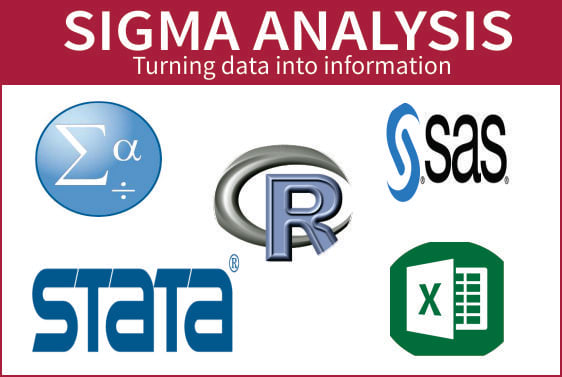 I will do your statistics using r,spss,sas,stata and excel