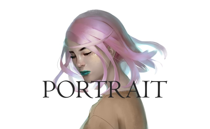 I will draw a portrait of you or your character