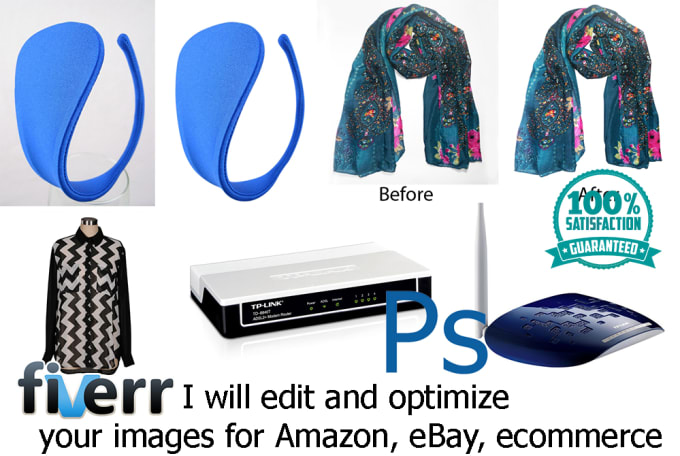 I will edit and optimize your images for Amazon, eBay, ecommerce