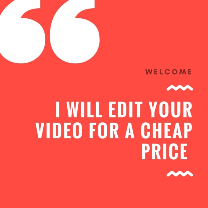 I will edit up to 30 sec promo for a good price