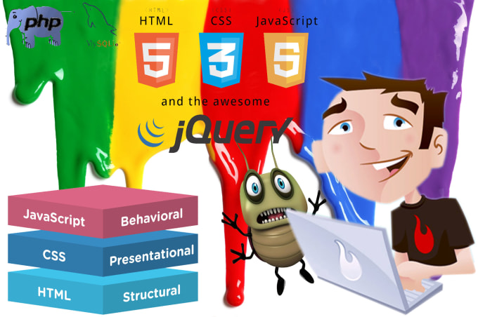 I will fix html, css, javascript, java and php, wordpress bugs